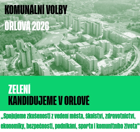 Volby 2026: Zelení kandidují v Orlové