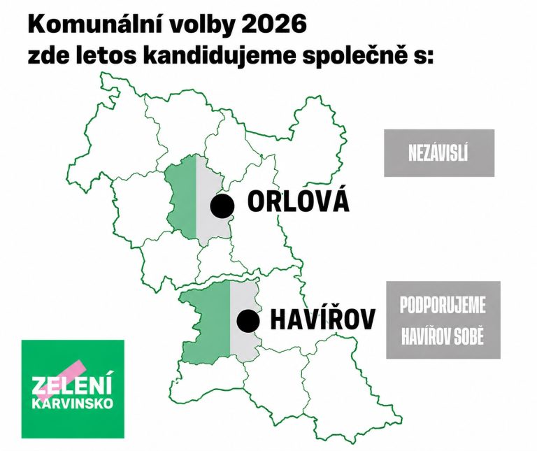 Zelení Karvinsko: kde kandidujeme